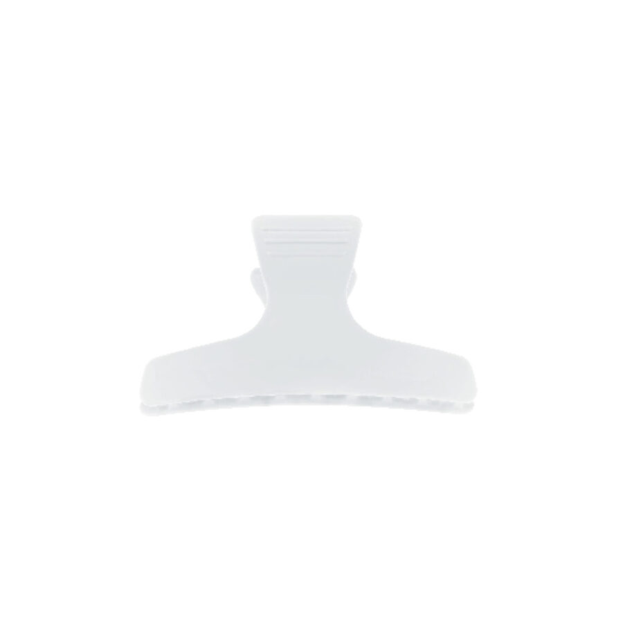 Abteilklammern plastik kurz weiss,