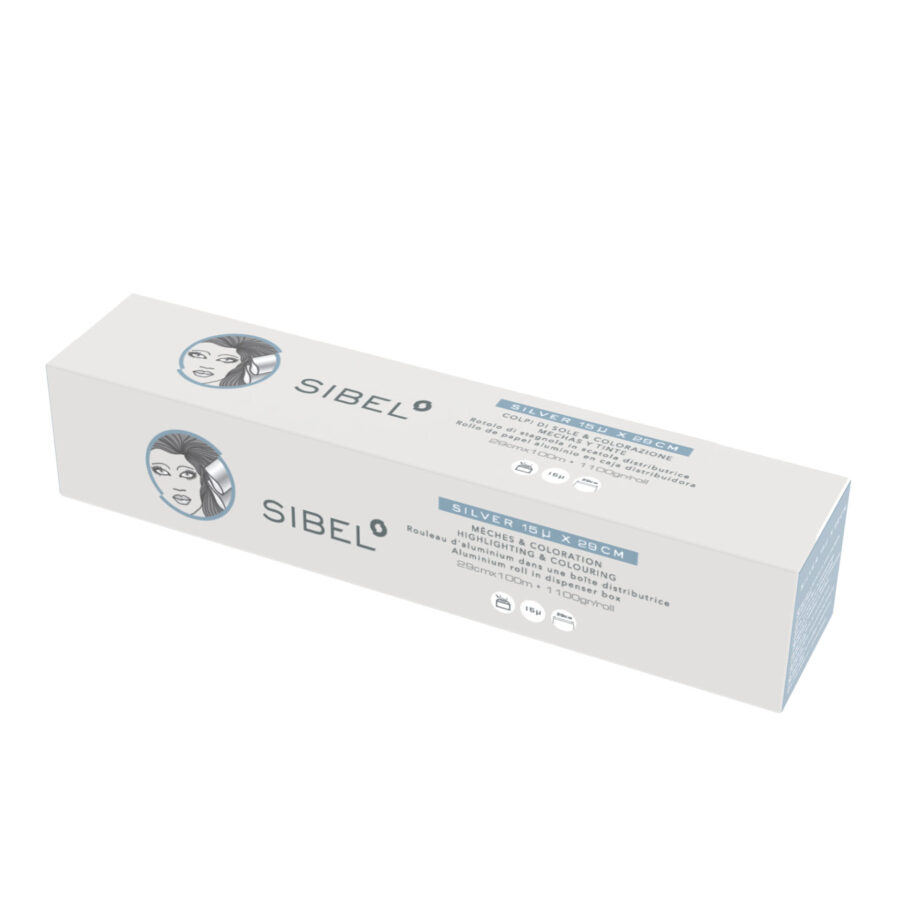 Mechesfolie Aluminiumrolle 29 cm x 100 m, 15 mμ,