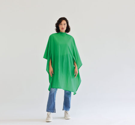 Trend-Design Umhang Classic farngrün/hellgrün, mit Hakenverschluss