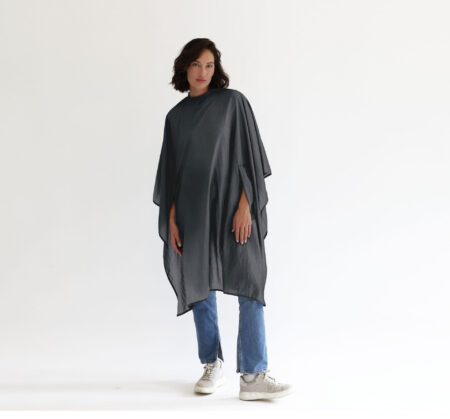Trend-Design Umhang Classic uni dunkelgrau, mit Hakenverschluss