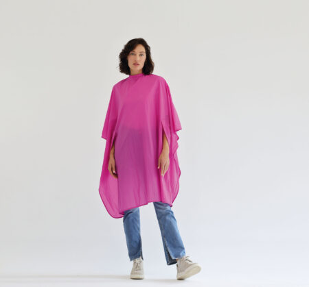 Trend-Design Umhang Classic purpur pink, mit Hakenverschluss