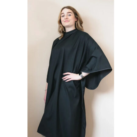 Umhang Flean'Up Gummikragen schwarz, *mit  Druckknopf*