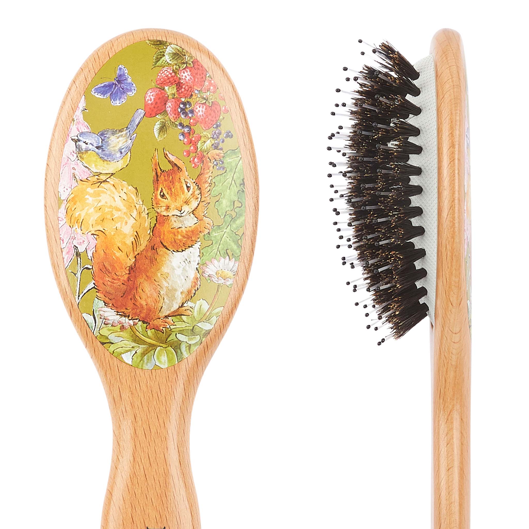 Kent / Peter Rabbit Haarbürste pneum. oval , klein m. Nylonstiften – Bild 2